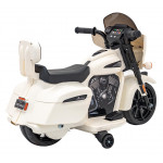 Elektrická motorka Chopper INDIAN - biela